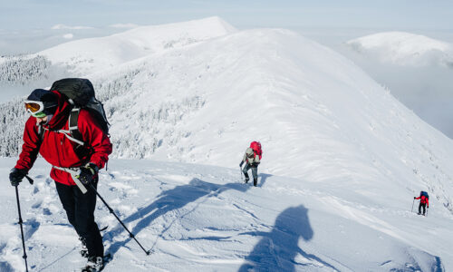 Don't journey alone picture of snowclimbers